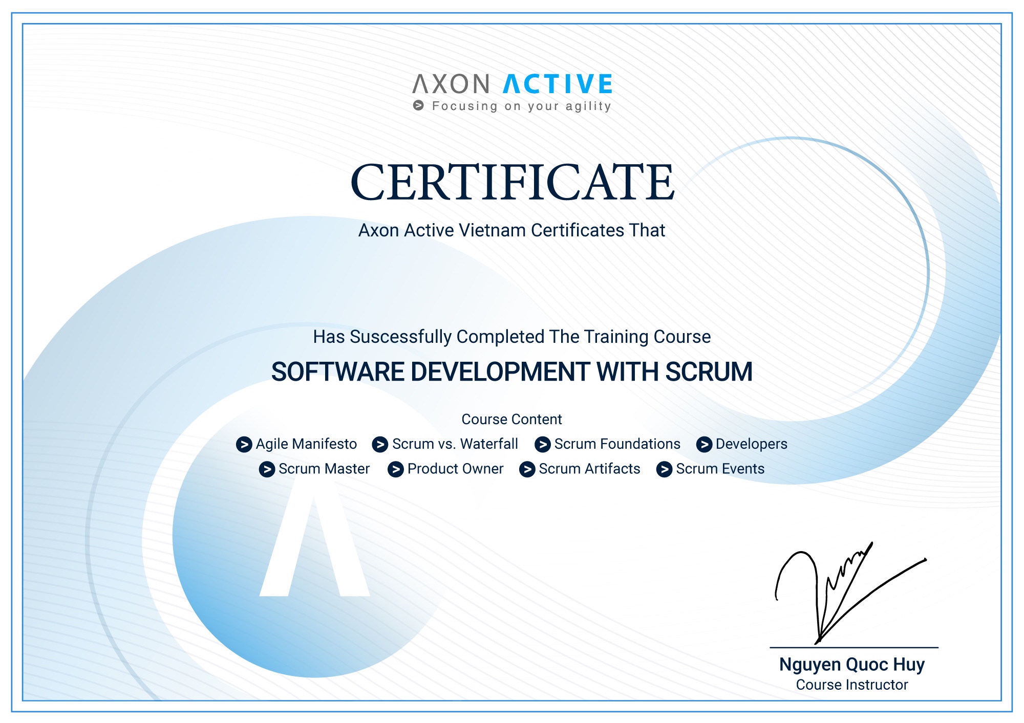 Software Develope with Scrum